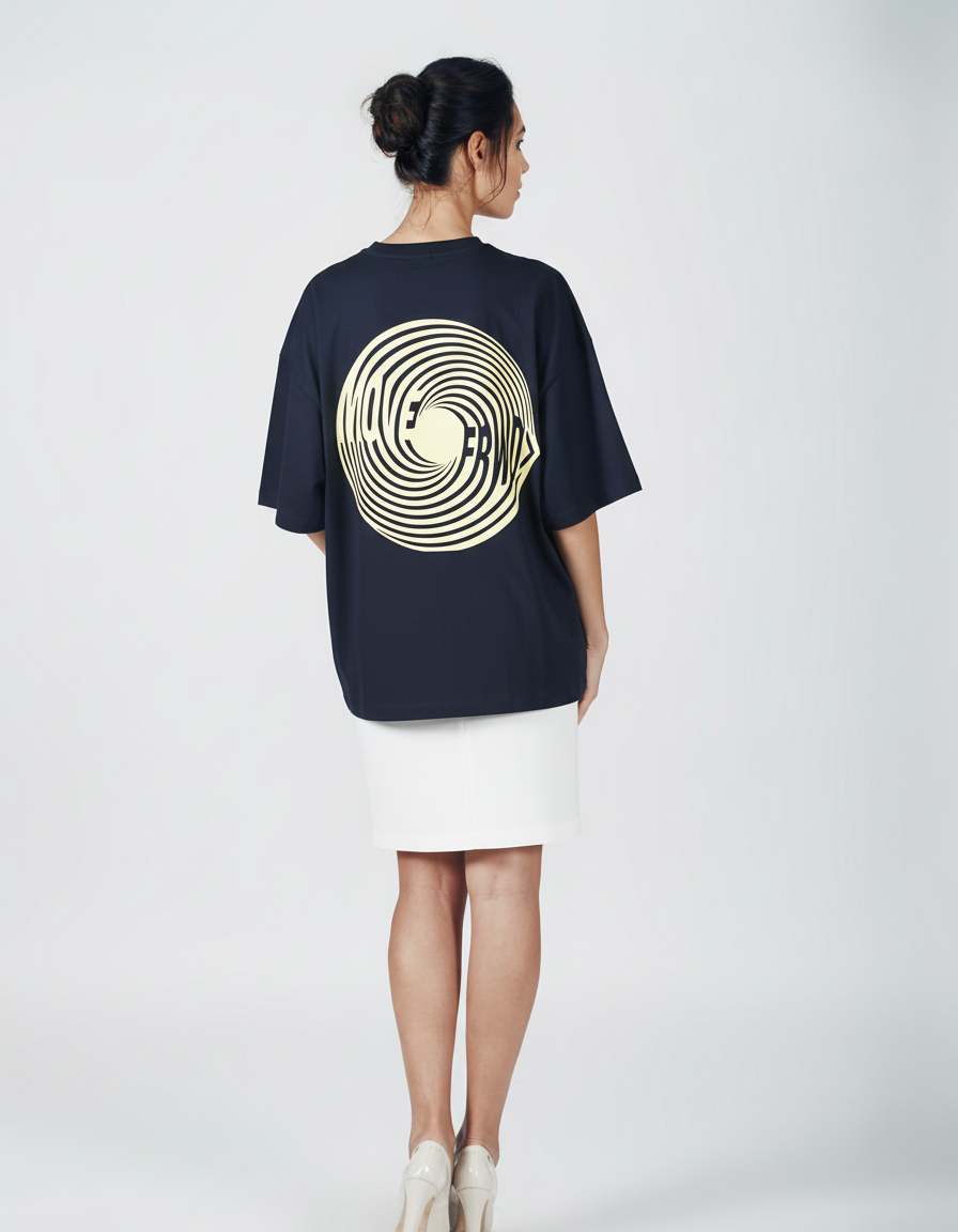 THGC Essentials Move Forward Oversized French Terry Womens T-shirt