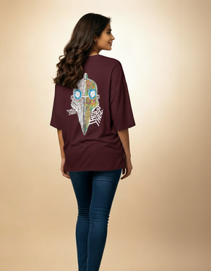 THGC Essentials “Khonshu” Dark Edition Oversized French Terry Womens T-Shirt