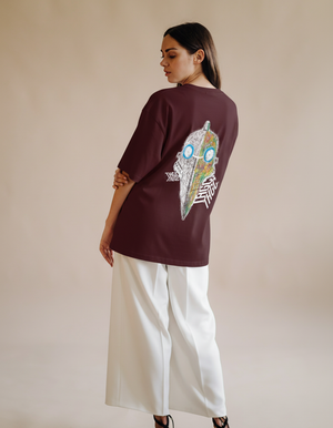 THGC Essentials “Khonshu” Dark Edition Oversized French Terry Womens T-Shirt