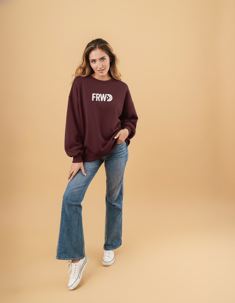 THGC Essentials – FRWD Dark Edition Oversized Womens Sweatshirt