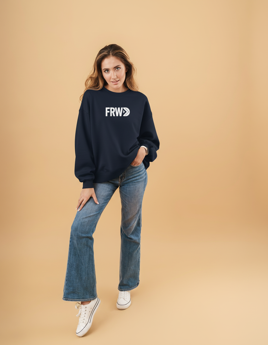 THGC Essentials – FRWD Dark Edition Oversized Womens Sweatshirt