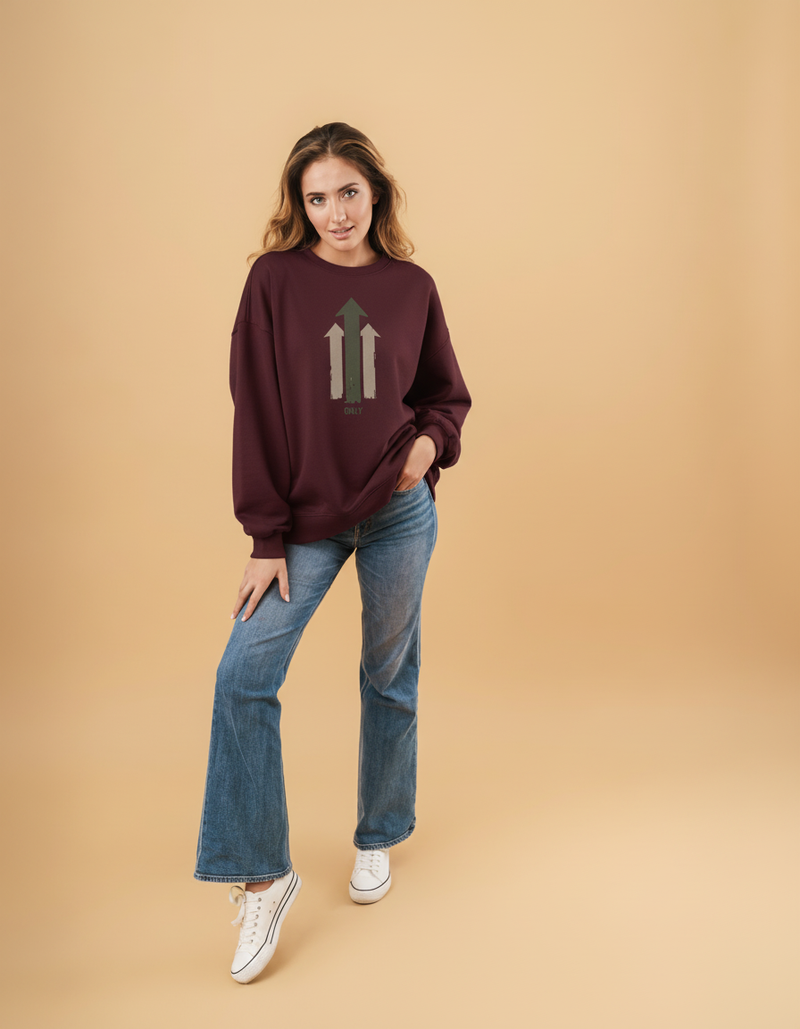 THGC Essentials – Only Up Oversized Womens Sweatshirt