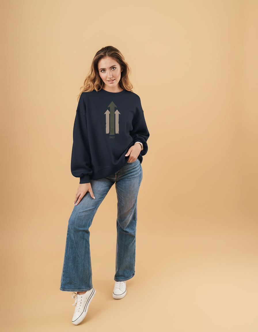 THGC Essentials – Only Up Oversized Womens Sweatshirt