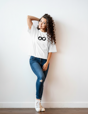 THGC Essentials Infinity Edition French Terry Oversized Womens T-Shirt