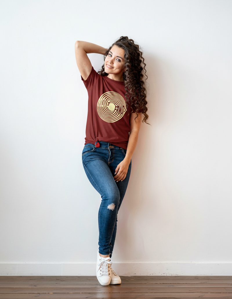 THGC Basics Move Forward Classic Crew Neck Womens Tshirt