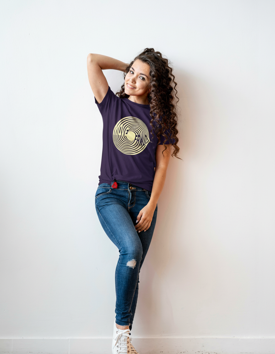 THGC Basics Move Forward Classic Crew Neck Womens Tshirt