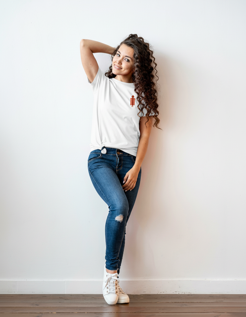 THGC Basics Only Up Classic Crew Neck Womens T-Shirt