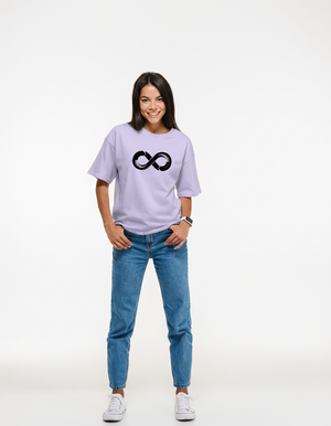 THGC Essentials Infinity Edition French Terry Oversized Womens T-Shirt