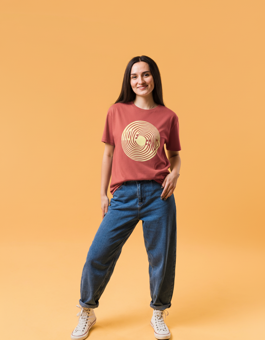 THGC Basics Move Forward Classic Crew Neck Womens Tshirt