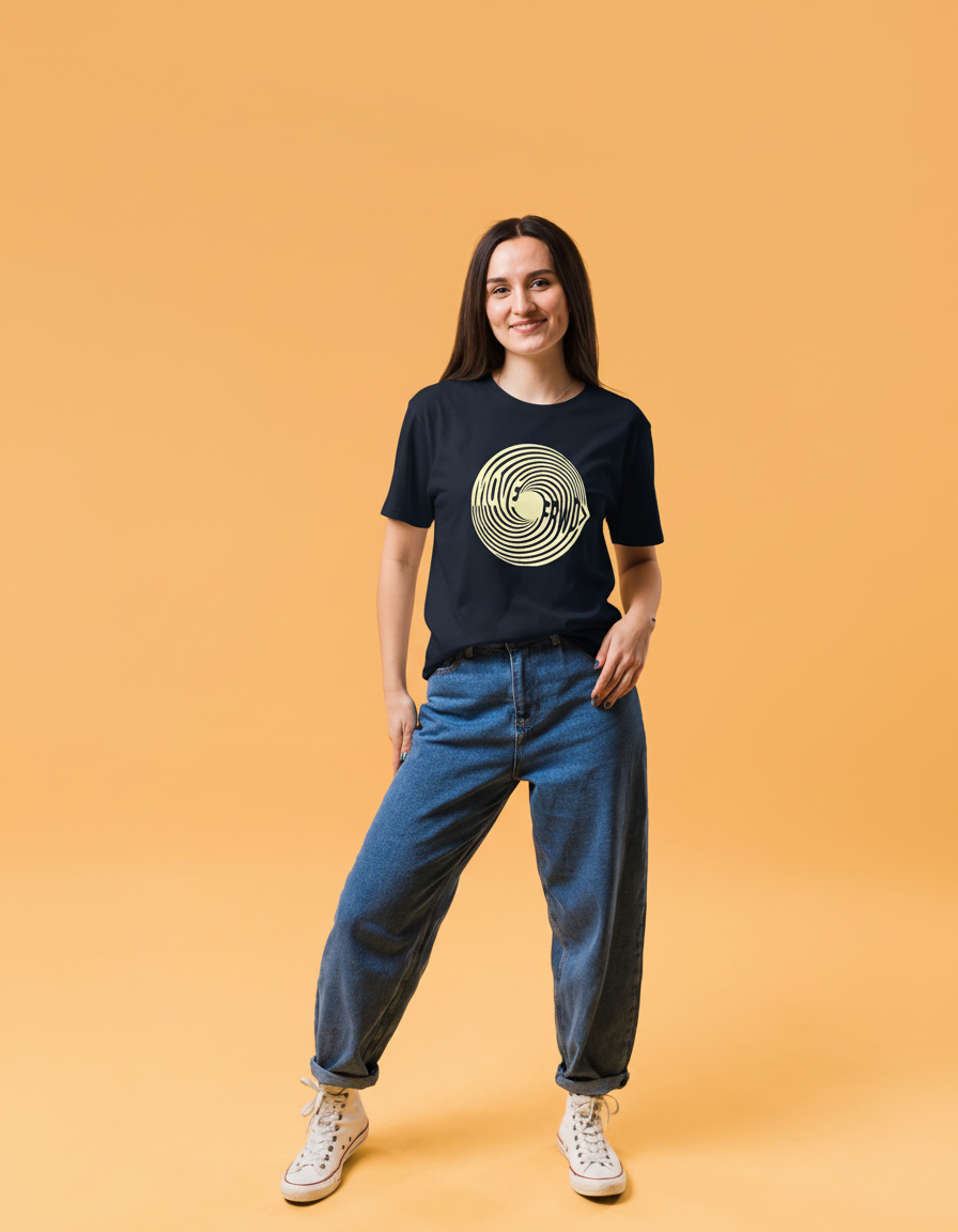 THGC Basics Move Forward Classic Crew Neck Womens Tshirt