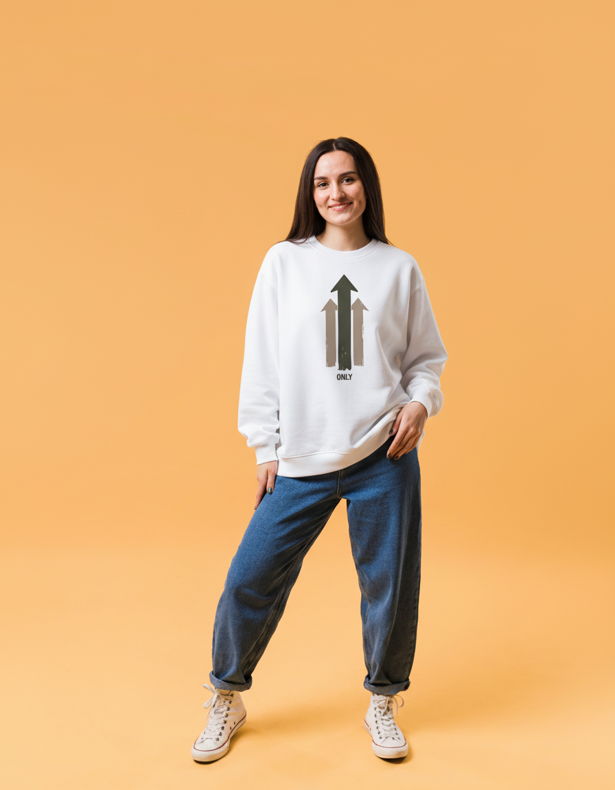 THGC Essentials – Only Up Oversized Womens Sweatshirt