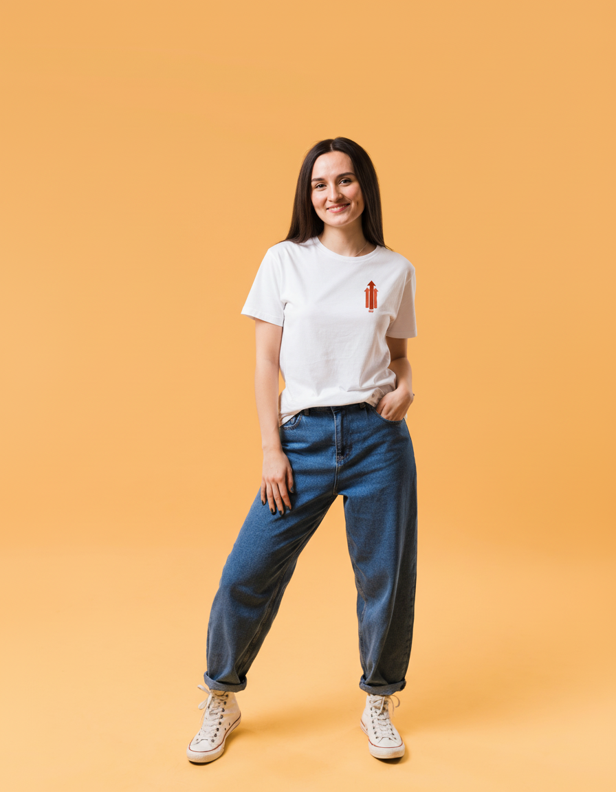 THGC Basics Only Up Classic Crew Neck Womens T-Shirt