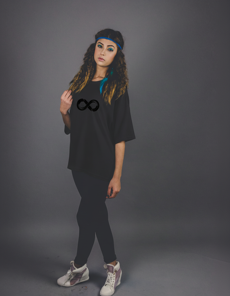 THGC Essentials Infinity Edition French Terry Oversized Womens T-Shirt