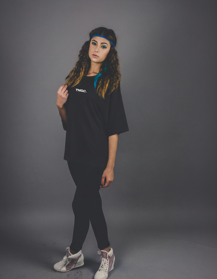 THGC Essentials Move Forward Oversized French Terry Womens T-shirt