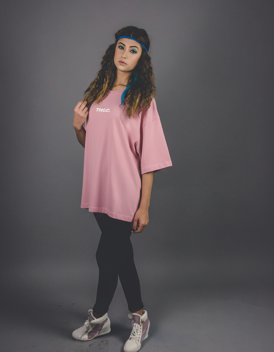 THGC Essentials Move Forward Oversized French Terry Womens T-shirt