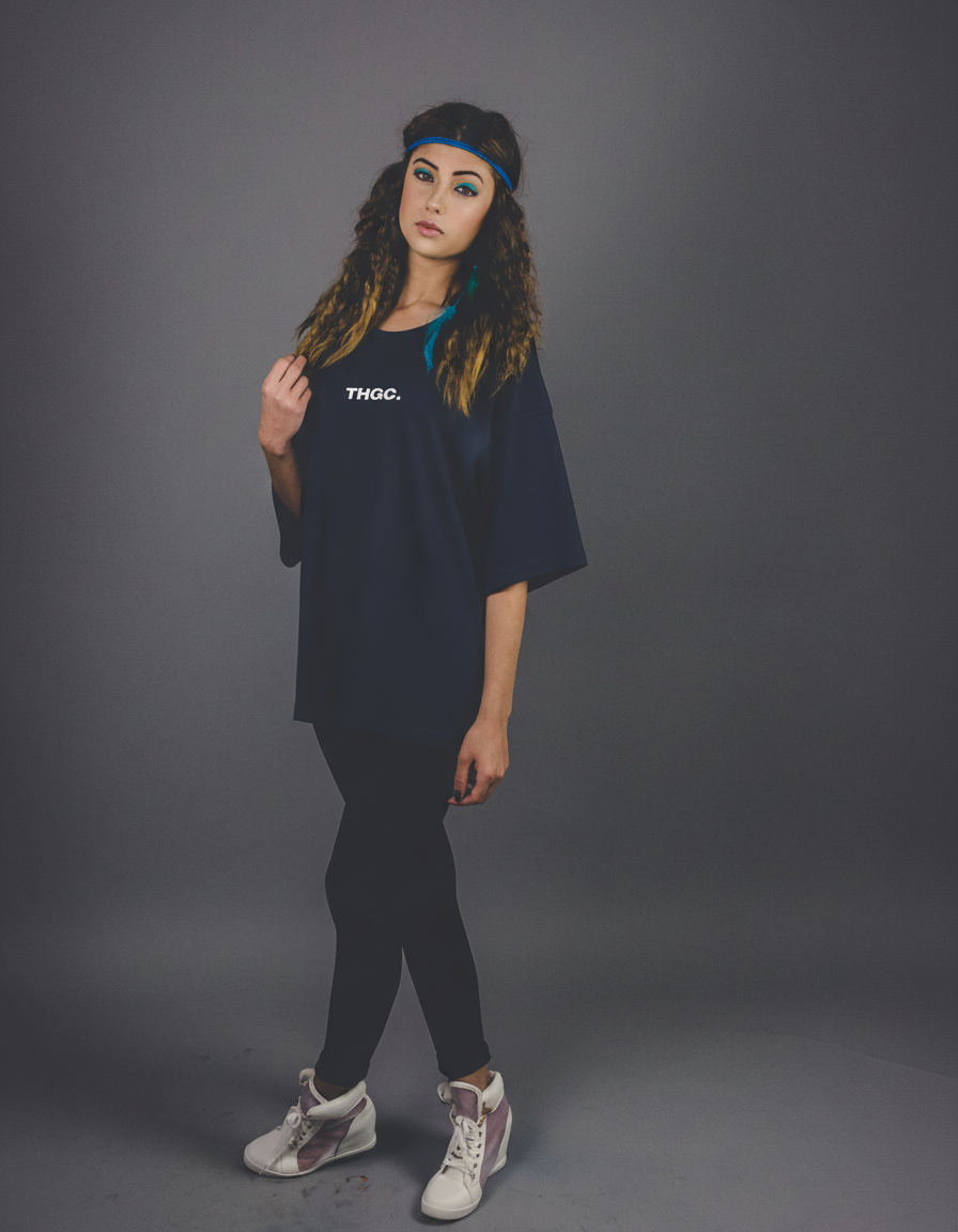 THGC Essentials Move Forward Oversized French Terry Womens T-shirt