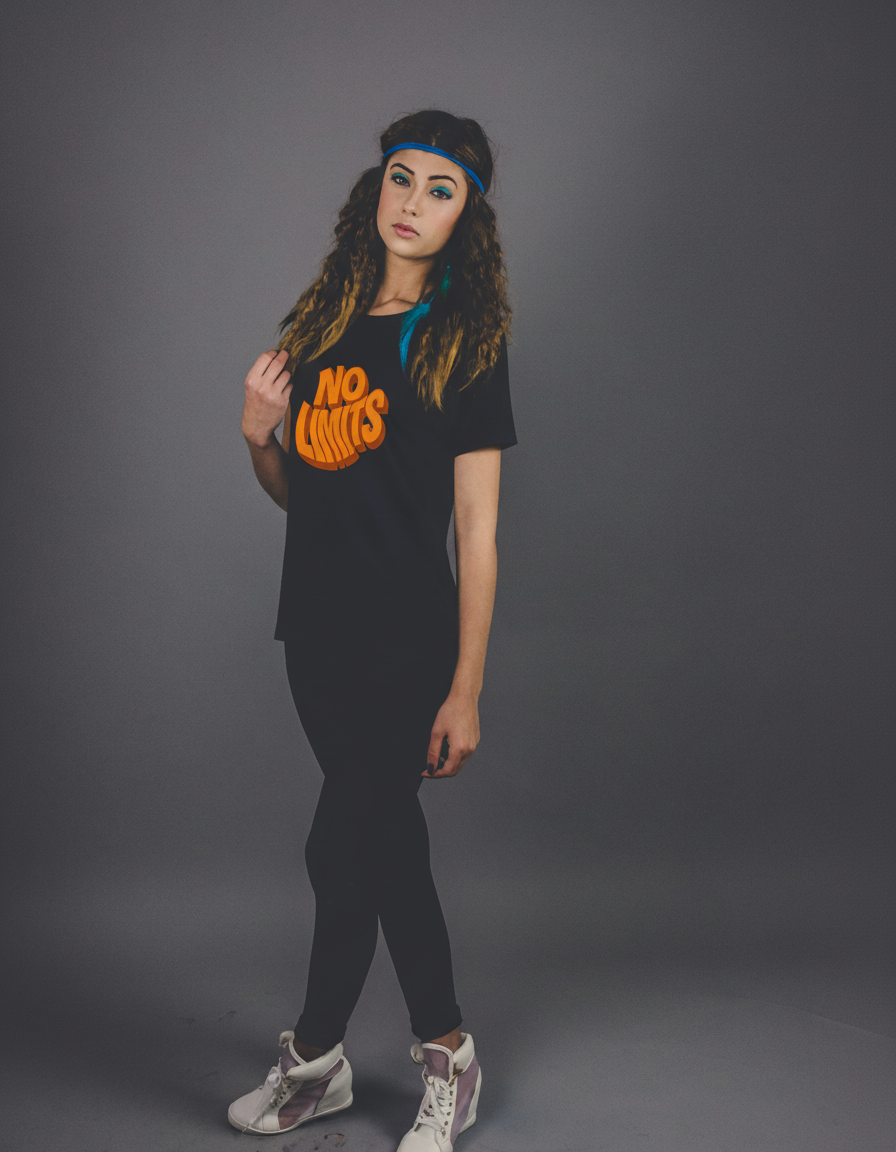 THGC Basics No Limits Dark Edition Crew Neck Womens Tshirt