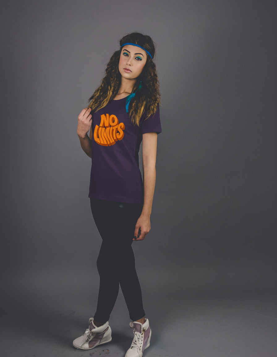 THGC Basics No Limits Dark Edition Crew Neck Womens Tshirt