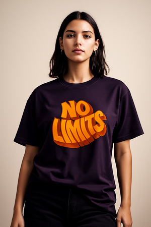 THGC Basics No Limits Dark Edition Crew Neck Womens Tshirt