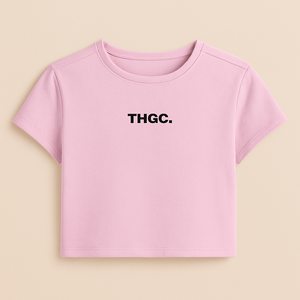 THGC Basics Textmark Logo Crop Top