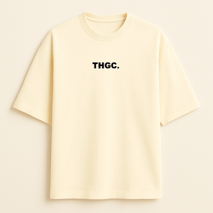 THGC Essentials Textmark Logo Oversized French Terry Womens Tshirt