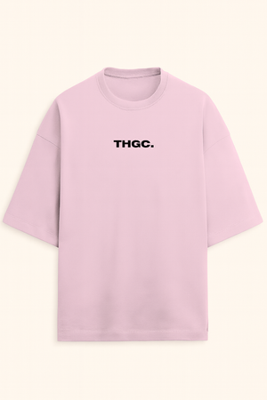 THGC Essentials Textmark Logo Oversized French Terry Womens Tshirt