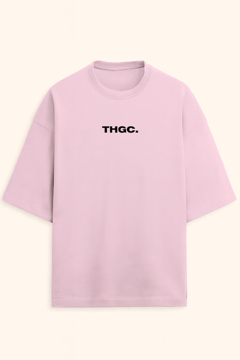 THGC Essentials Textmark Logo Oversized French Terry Womens Tshirt