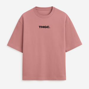 THGC Essentials Textmark Logo Oversized French Terry Womens Tshirt
