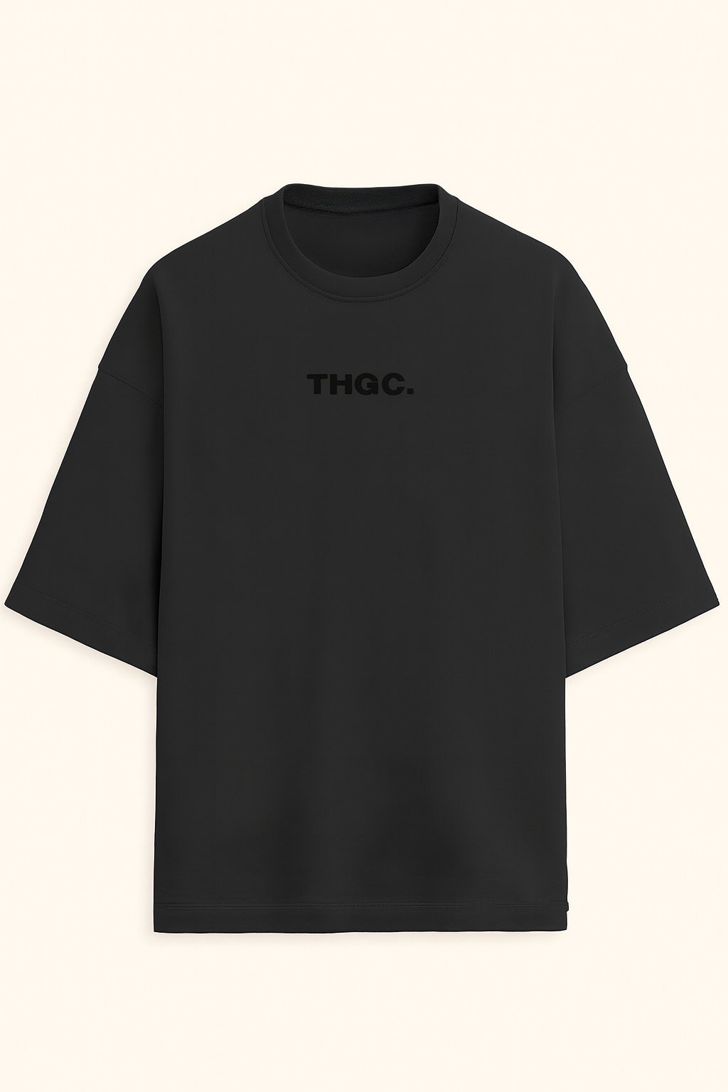 THGC Essentials Textmark Logo Oversized French Terry Womens Tshirt