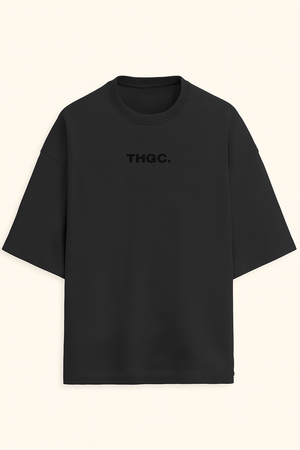 THGC Essentials Textmark Logo Oversized French Terry Womens Tshirt