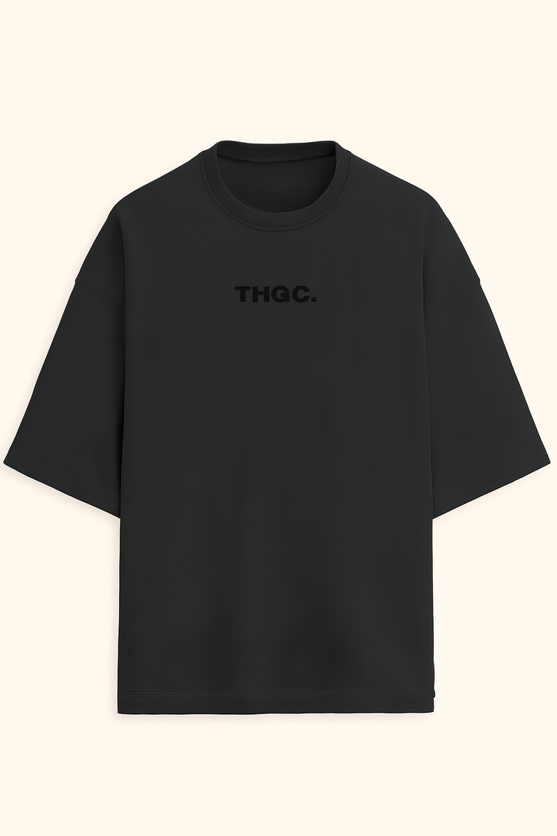 THGC Essentials Textmark Logo Oversized French Terry Womens Tshirt