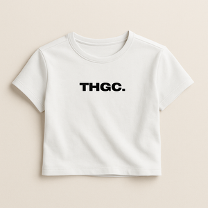 THGC Basics Textmark Logo Crop Top