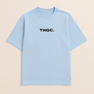 THGC Essentials Textmark Logo Oversized French Terry Womens Tshirt