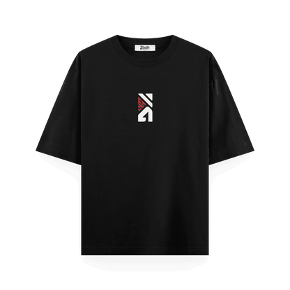 Oversized Black Tshirt with cool THGC Graphic Design