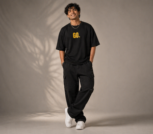 GO. Oversized Black Tshirt