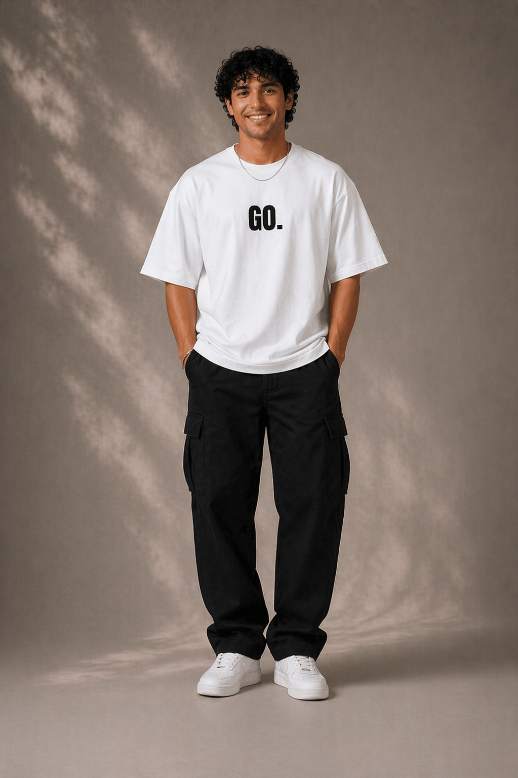 GO. Oversized White Tshirt