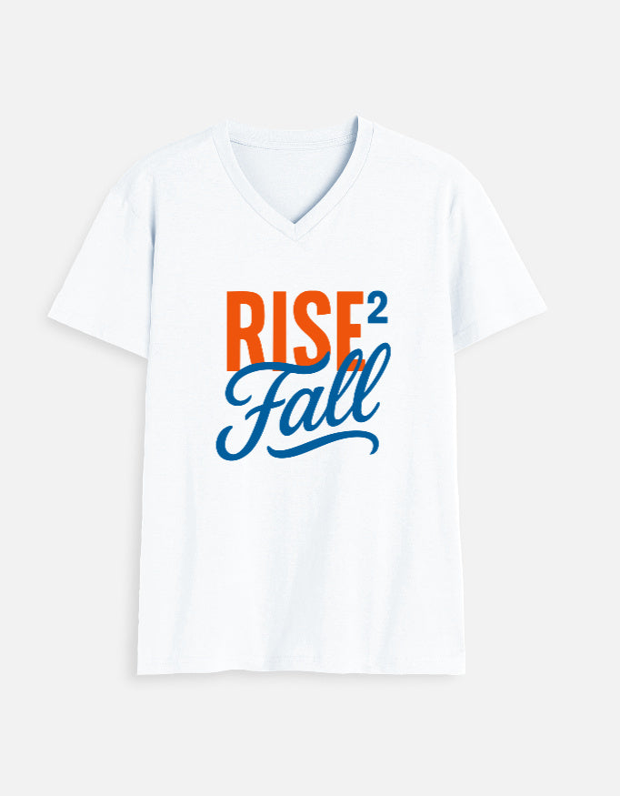 THGC Basics - Rise² Fall V-Neck Mens Tshirt
