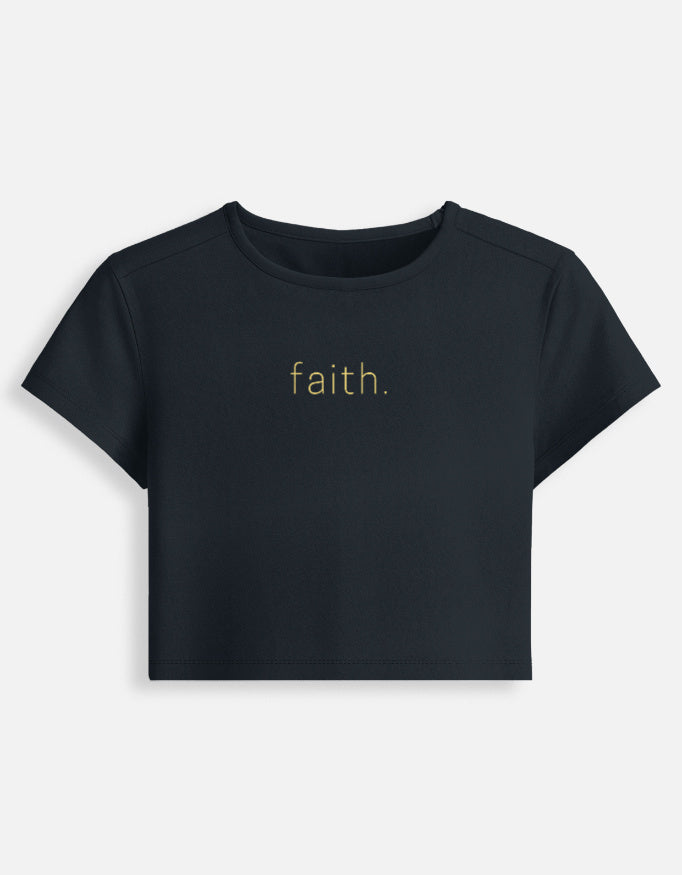THGC Basics - Faith Crop Top - alternate view