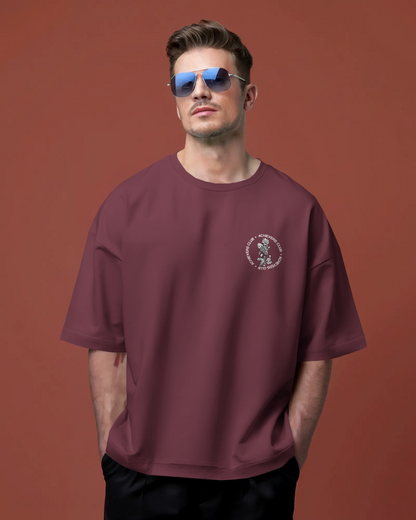 FUTURE - Oversized Maroon T-shirt | Color Edition 2 | Unisex