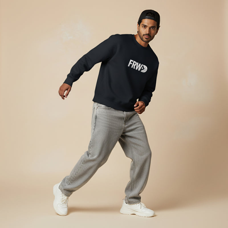 THGC Essentials – FRWD Dark Edition Oversized Mens Sweatshirt - alternate view