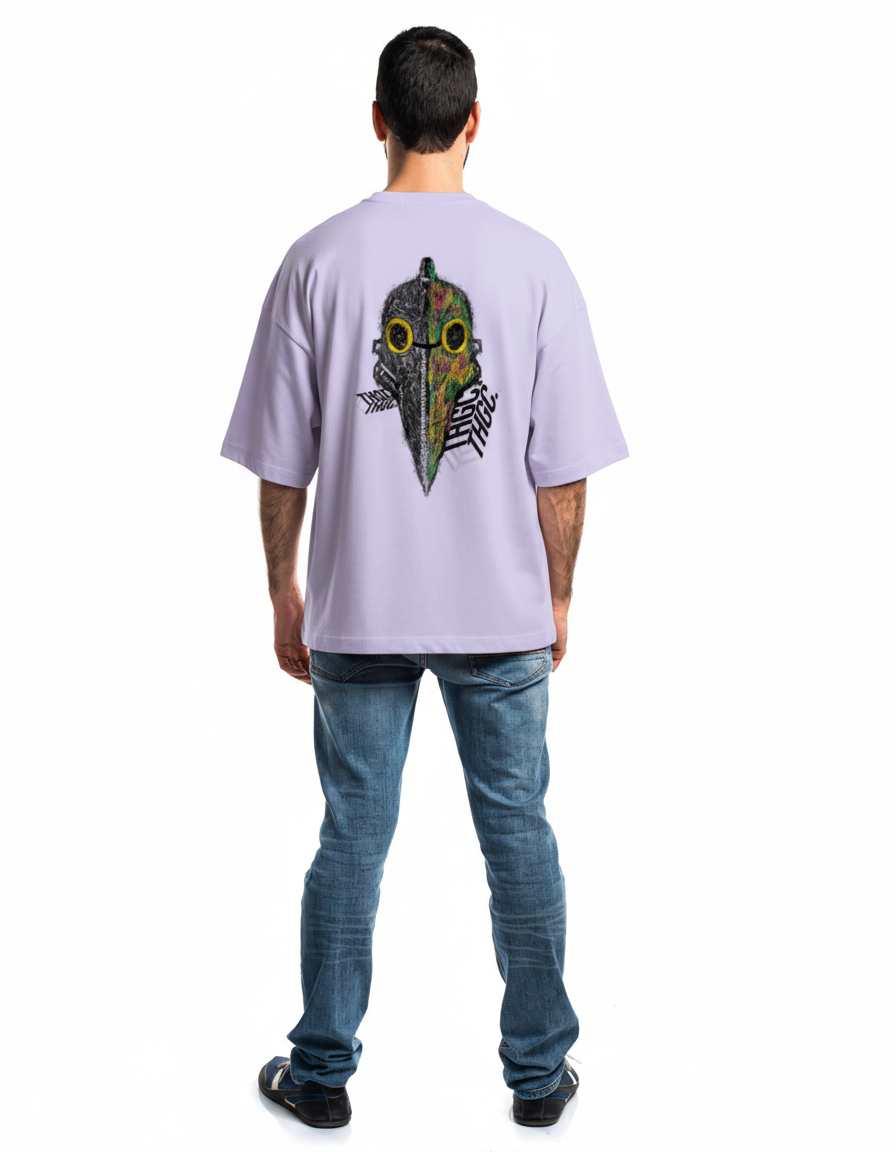THGC Essentials “Khonshu” Light Edition Oversized French Terry Mens T-Shirt