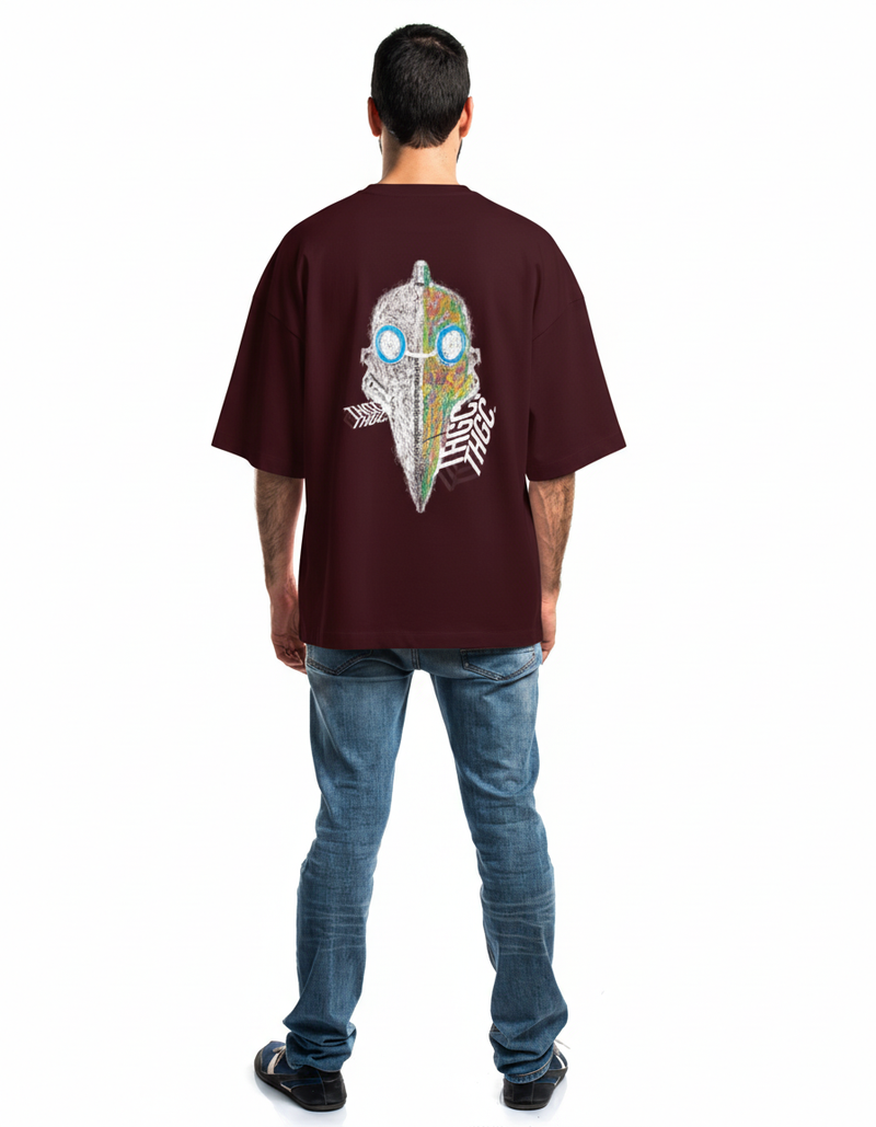 THGC Essentials “Khonshu” Dark Edition Oversized French Terry Mens T-Shirt