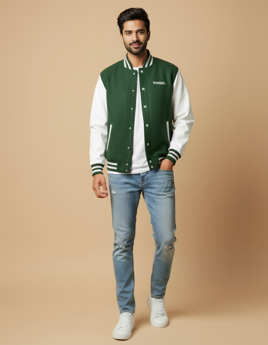 THGC Fortress FRWD Unisex Varsity Jacket