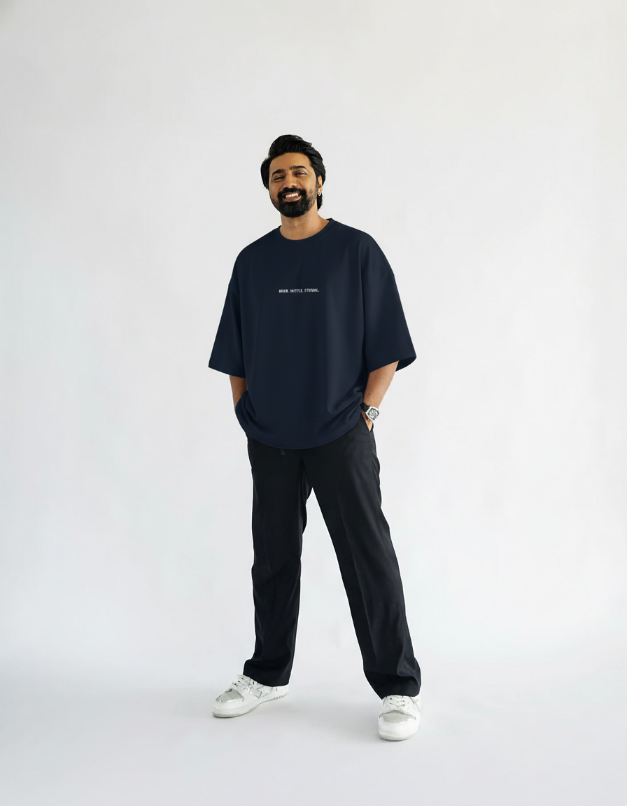 THGC Essentials “Khonshu” Dark Edition Oversized French Terry Mens T-Shirt