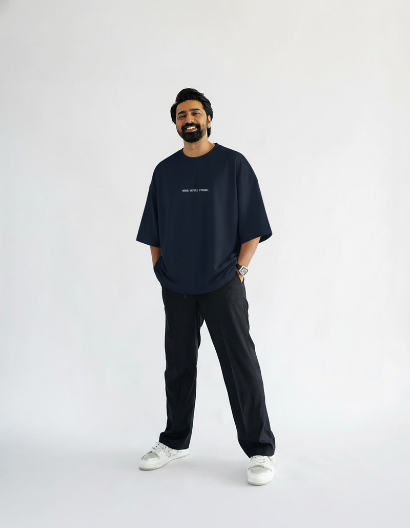 THGC Essentials “Khonshu” Dark Edition Oversized French Terry Mens T-Shirt