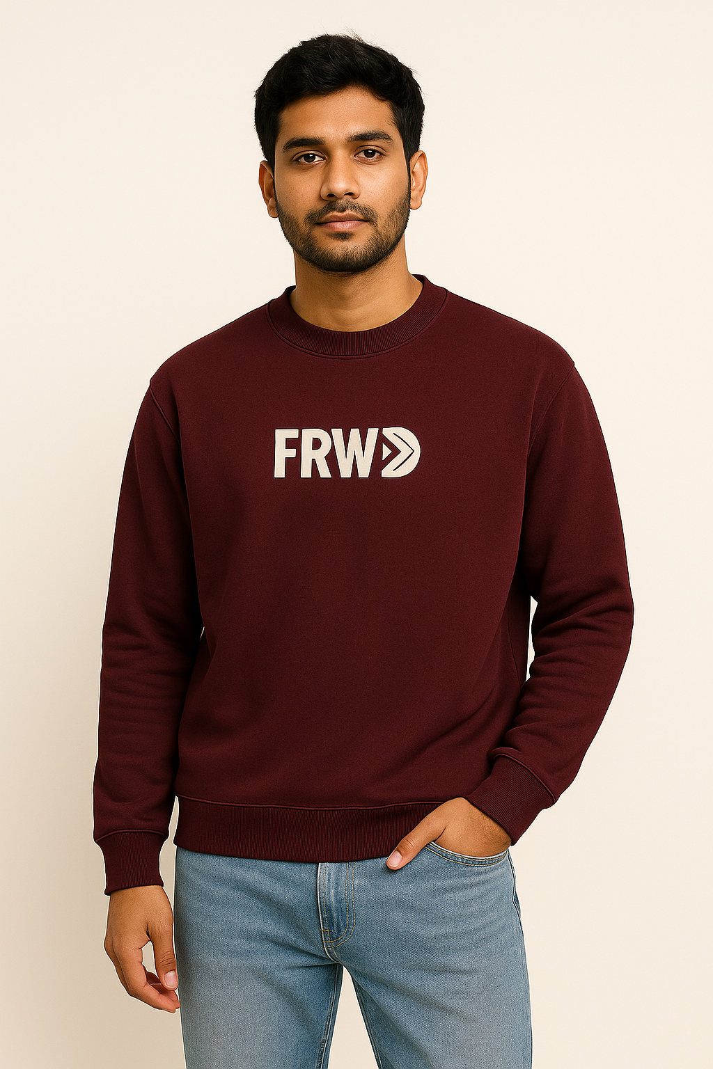 THGC Essentials – FRWD Dark Edition Oversized Mens Sweatshirt