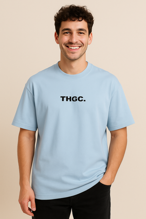 THGC Essentials Textmark Logo Oversized French Terry Mens Tshirt