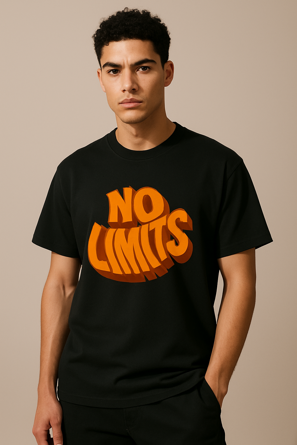 THGC Basics No Limits Dark Edition Crew Neck Mens Tshirt