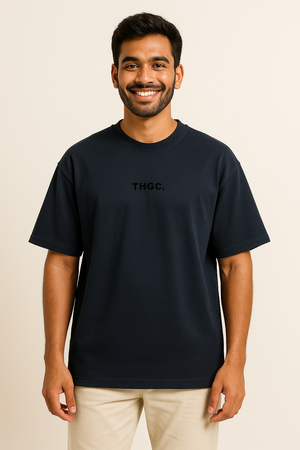 THGC Essentials Textmark Logo Oversized French Terry Mens Tshirt