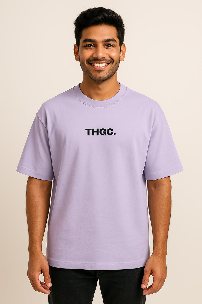 THGC Essentials Textmark Logo Oversized French Terry Mens Tshirt